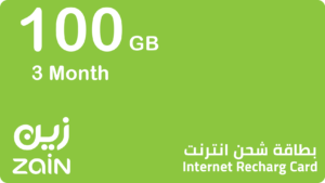 ' Zain Internet 100GB + 100 YT 3Month