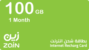 ' Zain Internet 100 GB 1Month