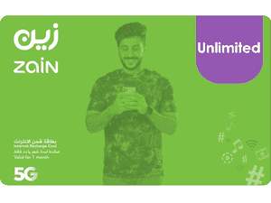 ' Zain Internet Unlimited 1 Month