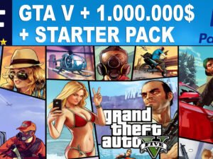 GTA V Premium +💲1.000.000+AUTO,HOUSE,WEAPON✔+MAIL